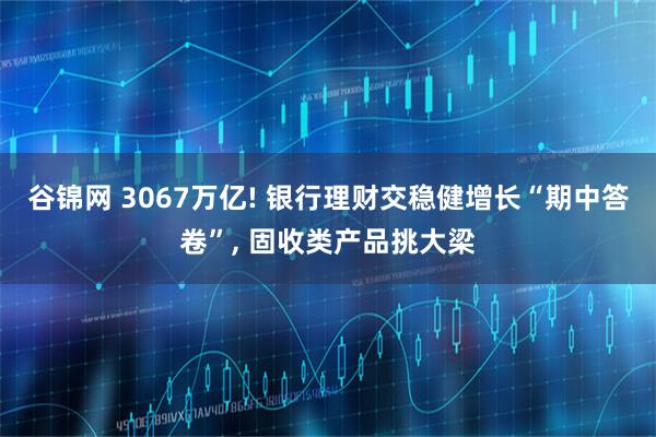 谷锦网 3067万亿! 银行理财交稳健增长“期中答卷”, 固收类产品挑大梁